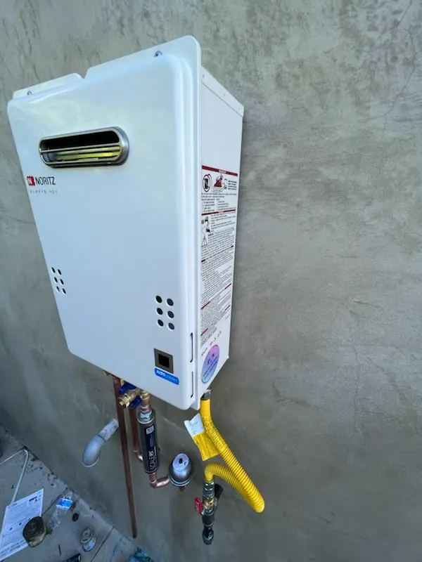 Tankless water heater installation for Triangle homes